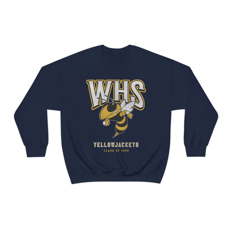 Retro 'Yellowjackets' WHS School Team Vintage Unisex Sweatshirt