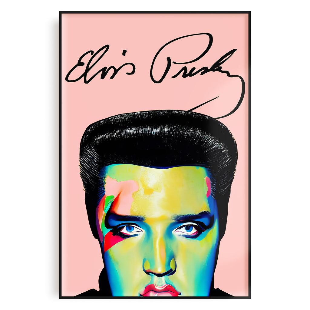 Elvis Presley Inspired Pop Art 24x36 Poster